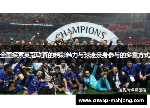 全面探索英冠联赛的精彩魅力与球迷亲身参与的多重方式